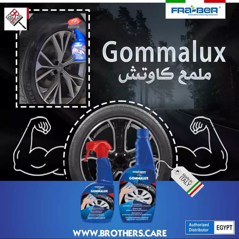 FRA-BER GOMMALUX 1000ML Polishing&Renovating Tyres And Plastic Bumpers