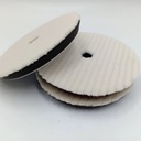 BROTHERS Abrasive Foamed Wool Pad 5 Inch (STEP 1) صوفة بيضاء امريكي مضلعة قطعة 1 - 5 بوصة (مرحلة 1) BR/WOOL PLATE THICK