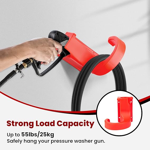 BROTHERS Car Washer Gun Holder يد برازرز حمراء لتعليق مسدس الغسيل BR/GUN HANGER
