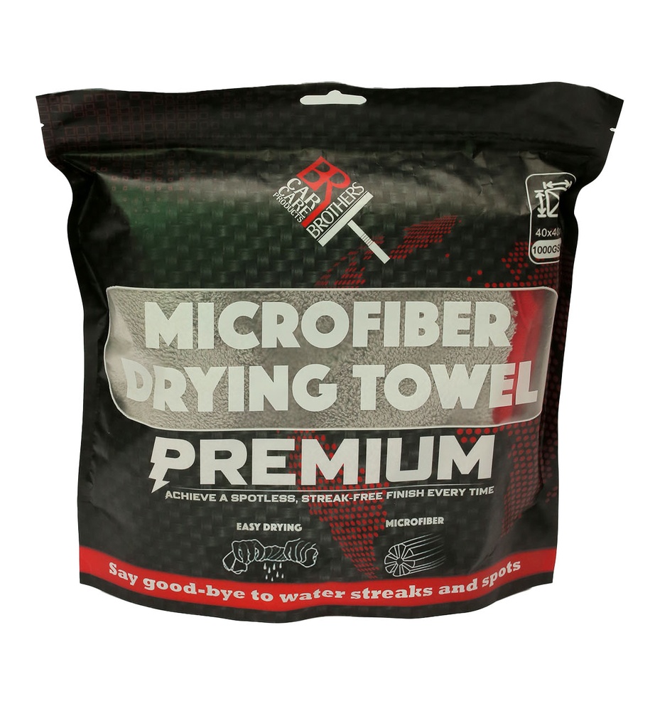 فوطة ميكروفيبر برازرز دبل فاس رمادي*رمادي 40*40 BR-TOWEL/GREY 2F 40x40