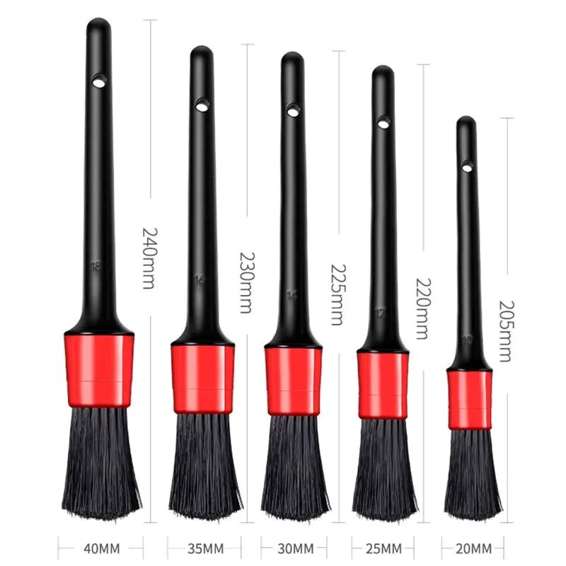 BROTHERS Set Of 5 Soft And Scratch-Free Detailing Cleaning Brushes