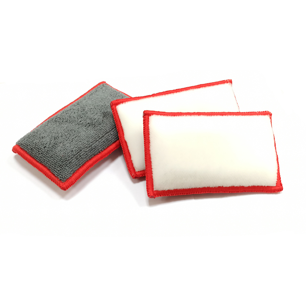 طقم 3 قطع دبل فيس ميكروفيبر و شعر ابيض BR/Sponge Pad 2F