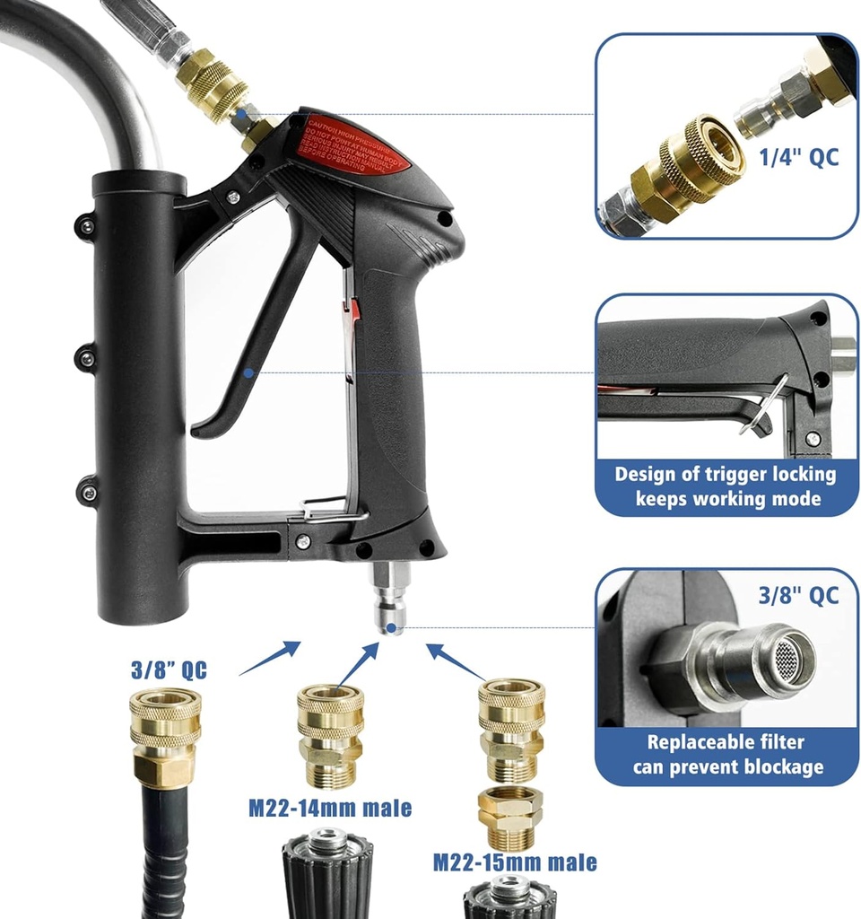 BROTHERS Under Chassis Washer For Trucks & Buses 250Bar