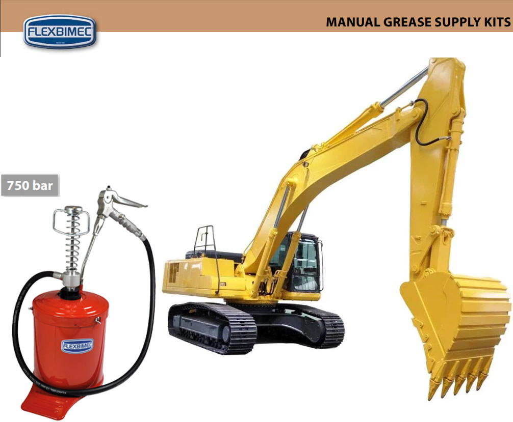 FLEXBIMEC 5110 Portable Manual Grease Supply Kit 5Kg 750Bar