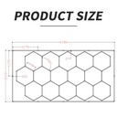 GNENG ZT1028 15PCs Hexagons Lighting System For Car Detailing & Washing Workshop
