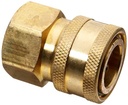 GEC High-Pressure Brass Quick Coupler Adapter 1/4 Inch