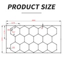 GNENG ZT6028 14PCs Hexagons Lighting System For Car Detailing & Washing Workshop
