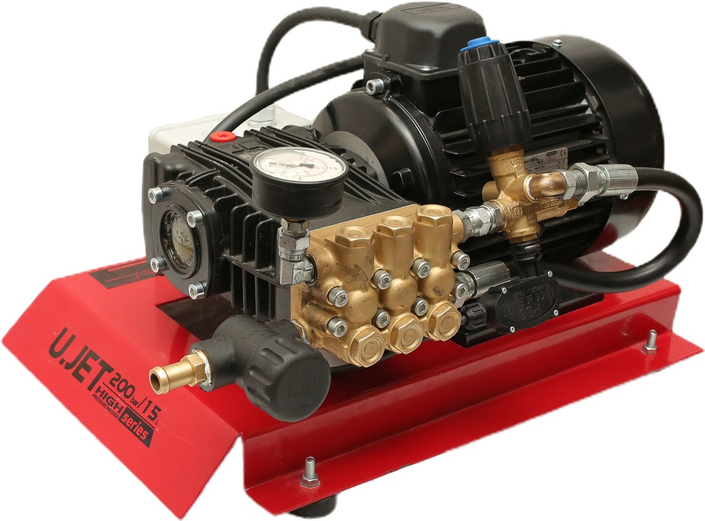 GEC U.JET GEN-2 15/200 High Pressure Washer DTS With Motor Circuit Breaker 200Bar 7.5HP 15L/min 380V