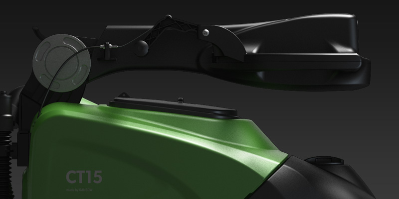 IPC CT15 C35 Compact Battery Floor Scrubber Dryer 11 Inch