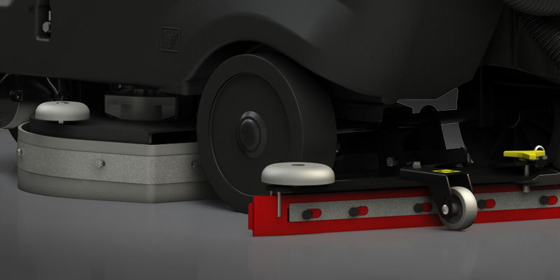 ماكينة/عربة تنظيف وتجفيف الارضيات الصلبة ايطالي تعمل بالبطارية IPC/LAVAMTIC 80 BT70