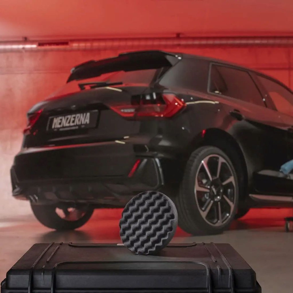 سفنجة بافر (طبيعي) مينزيرنا الماني سوداء خشونة رقم 3 / انعم مستوي خشونة 150 مم Soft Cut Foam Pad Menzerna