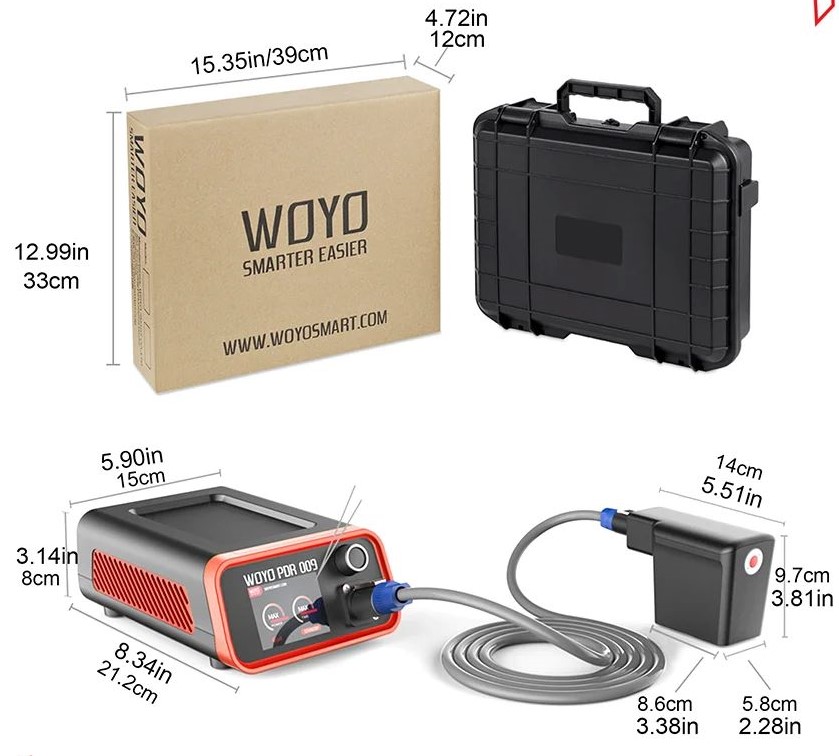 WOYO PDR009 Paintless Dent Repair Tool for Aluminum Car Bodies Only