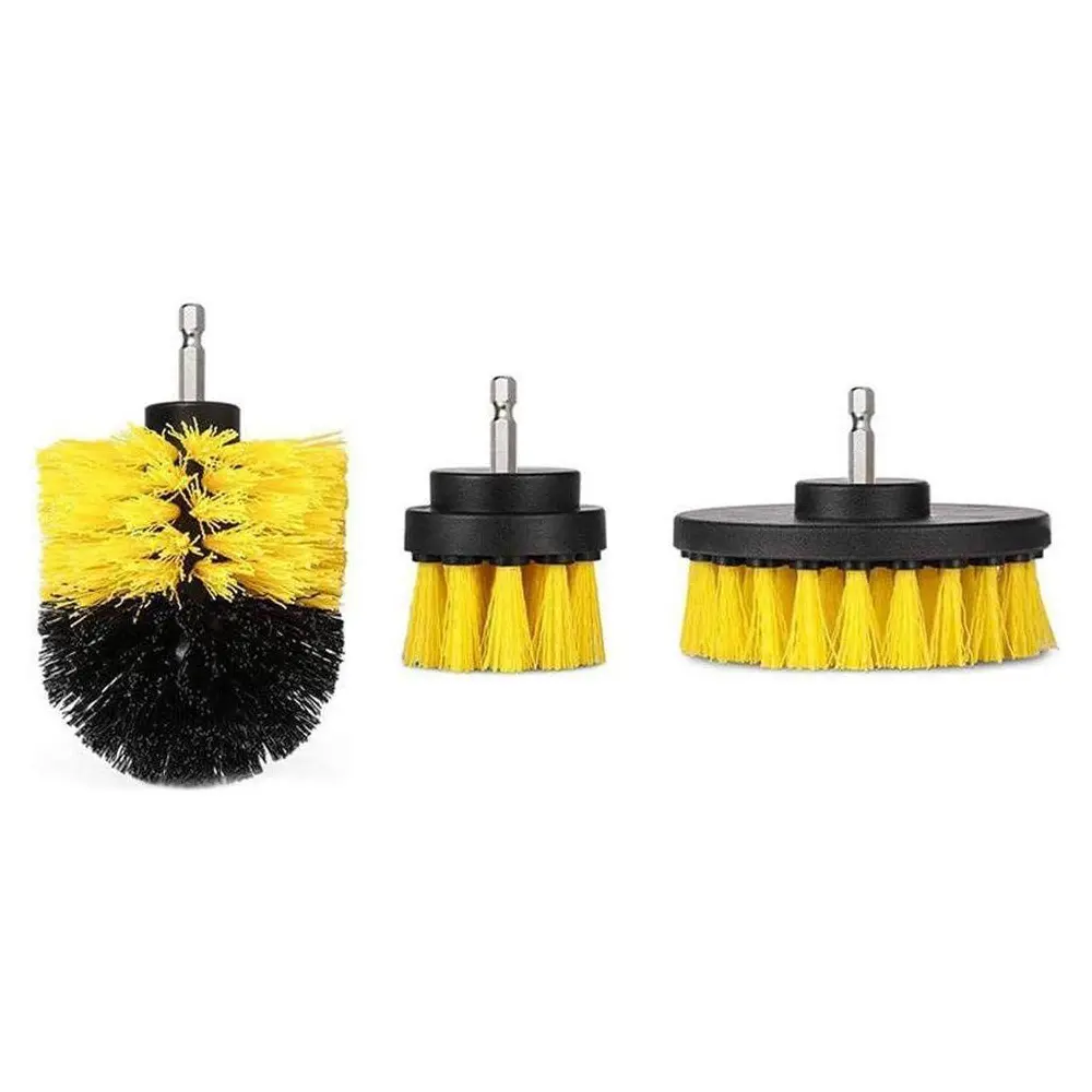 BROTHERS Carpet Brush Set With Drill Attachment (3Pcs) طقم فرش 3 قطع خاصة درل بالبطارية BR/Brush for BD