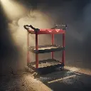 BROTHERS 3-Tier Tools Cart Trolley - Detailing Trolley (GEN1) ترولي كاركير برازارز متحرك (جيل أول) 3 رف BR/TOOL VEHICLE G1