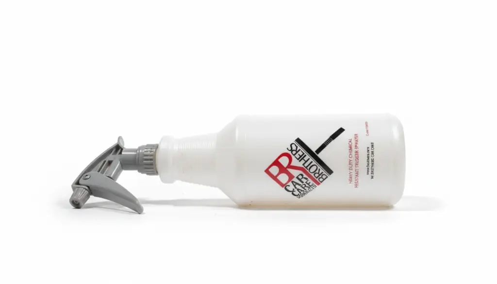 BROTHERS Taiwanese Chemical Resistant Trigger Spray Bottle 650ML (Heavy Duty) بخاخة كاملة برازرز 650 ممل هايفي ديوتي فارغة لجميع الاستخدامات ابيض BR/BOTTLE + TAIWANESE SPRINKLER