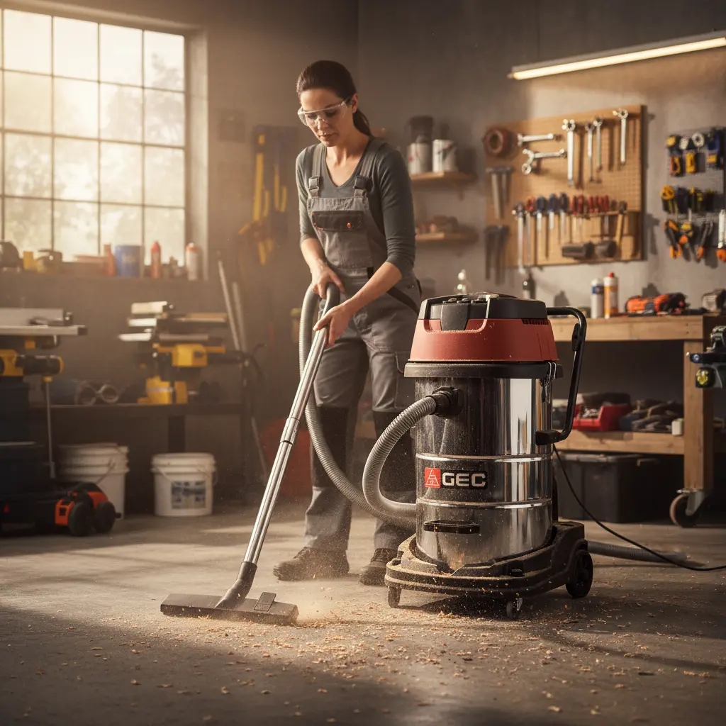 GEC MNS PRO MAX 80L Professional Wet & Dry Vacuum Cleaner 80Liters 3-Motors (2-Stage) 3600W مكنسة صيني جي اي سي 3 موتور 3600 وات 80 لتر (شكل اوروبي) GEC MNS PRO MAX 80L