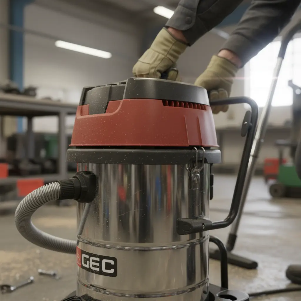 GEC MNS PRO MAX 80L Professional Wet & Dry Vacuum Cleaner 80Liters 3-Motors (2-Stage) 3600W مكنسة صيني جي اي سي 3 موتور 3600 وات 80 لتر (شكل اوروبي) GEC MNS PRO MAX 80L