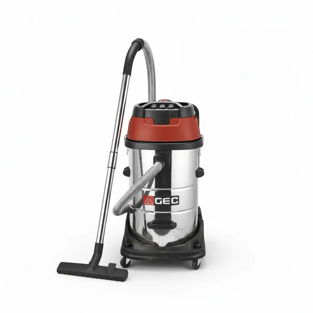 GEC MNS PRO MAX 80L Professional Wet & Dry Vacuum Cleaner 80Liters 3-Motors (2-Stage) 3600W مكنسة صيني جي اي سي 3 موتور 3600 وات 80 لتر (شكل اوروبي) GEC MNS PRO MAX 80L