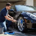 BROTHERS 3 Pcs Brushes Set For All Car Parts طقم فرش برازرز 3 قطع لون ازرق لتنظيف جميع اجزاء السيارة BR/TYRE BRUSH 3PCS SET