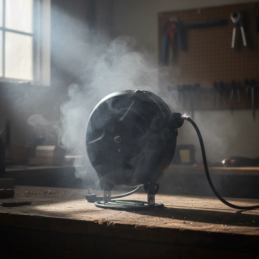 BROTHERS Retractable Cable Reel 10M With Plugs (Heavy Duty) بكرة سلك كهرباء برازرز كهرباء 220 فولت + فيشة - 10 متر ذاتية الارجاع