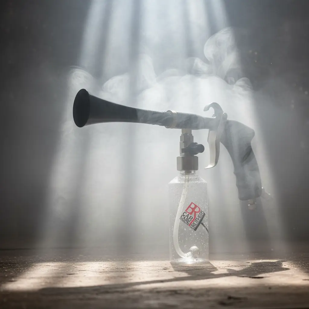 BROTHERS H Tornado Car Care Cleaning Gun For Cleaning And Antibacterial Treatment مسدس تلميع تابلوة - تعقيم وتعطير السيارة من الداخل حرف H