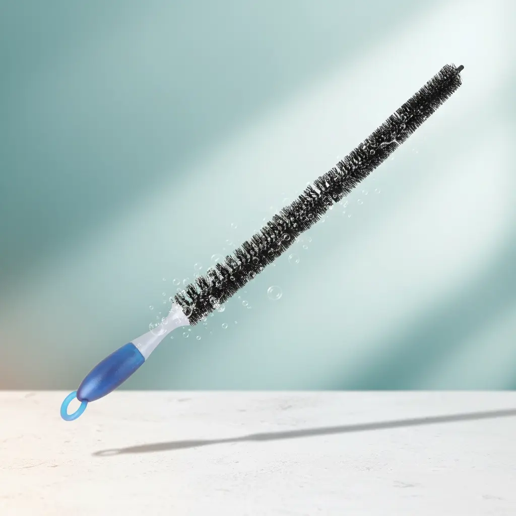 BROTHERS Engine Flexible Cleaning Brush فرش برازرز طويل مرنة ديل قطة بيد زرقاء لتنظيف الموتور BR/CAT TAIL BRUSH