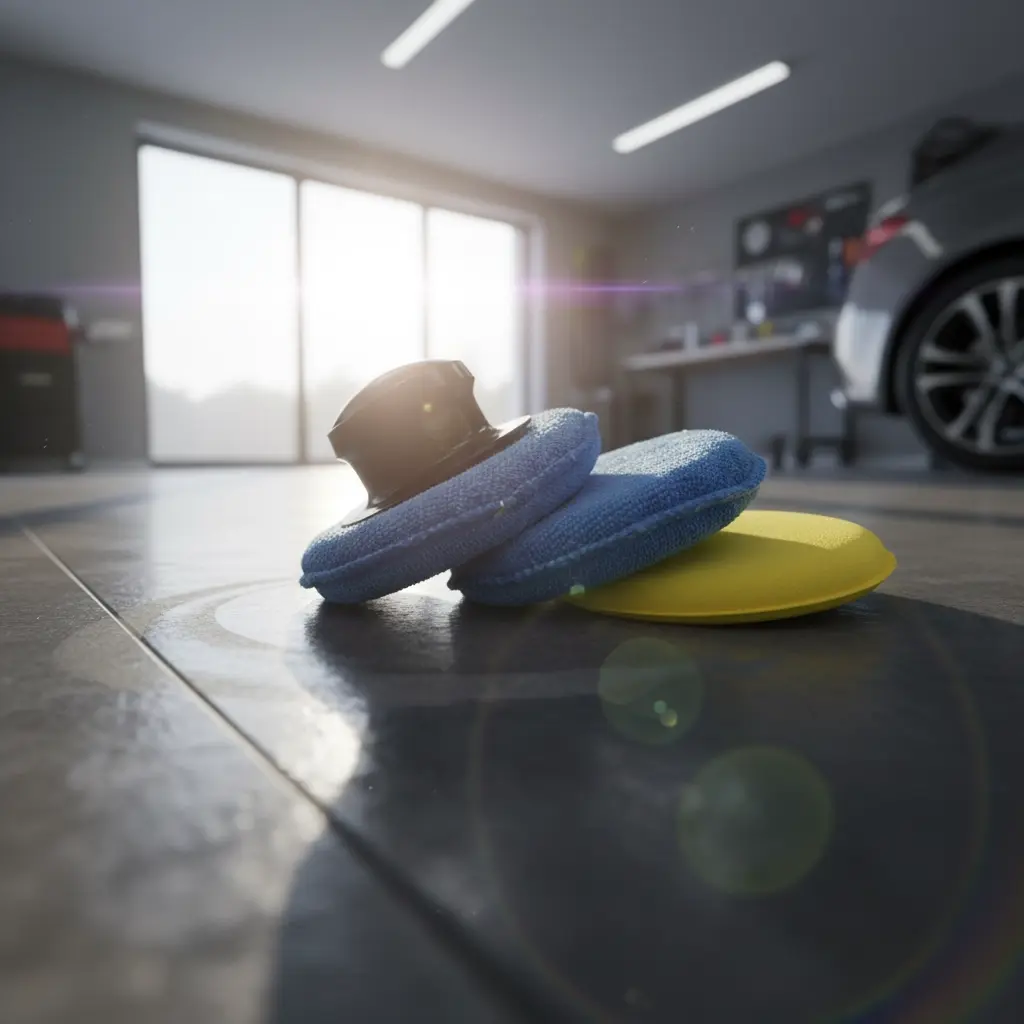 BROTHERS 3 Step Dashboard Sponge 3PCS طقم اسفنجات 3 قطع برازرز + يد لتلميع الطبلوة BR/HAND WAXING