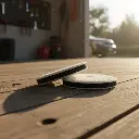 BROTHERS Abrasive Foamed Wool Pad 5 Inch (STEP 1) صوفة بيضاء امريكي مضلعة قطعة 1 - 5 بوصة (مرحلة 1) BR/WOOL PLATE THICK