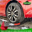 BROTHERS Car Hose Guide Prevent Hose Stucking Under Tire قطعة بلاستيك حمراء تضع اسفل كاوتش لحماية خرطوم المياة BR/WATER PIPE COLLECTOR