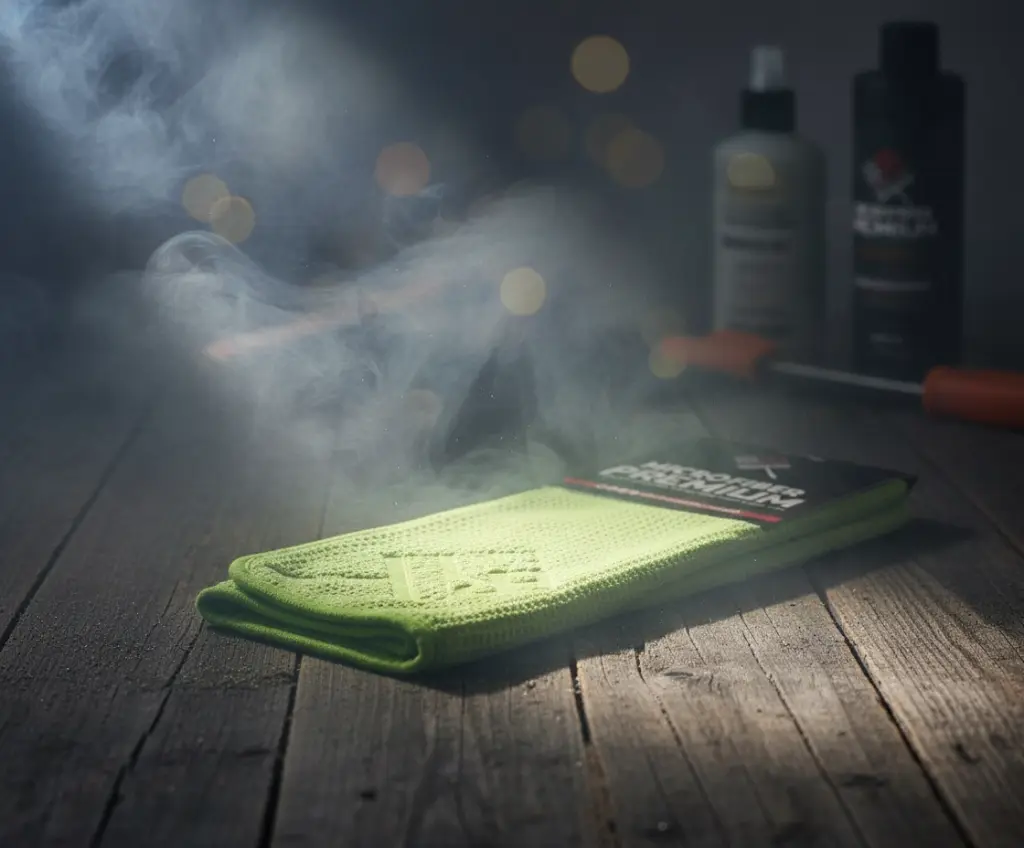 BROTHERS Green Mesh Microfiber Drying Towel 40*60 cm فوطة ميكروفيبر برازرز للزجاج خضراء  40*60 BR-TOWEL/GREEN GLASS 40x60