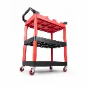 BROTHERS 3-Tier Tools Cart Trolley - Detailing Trolley (GEN1) ترولي كاركير برازارز متحرك (جيل أول) 3 رف BR/TOOL VEHICLE G1