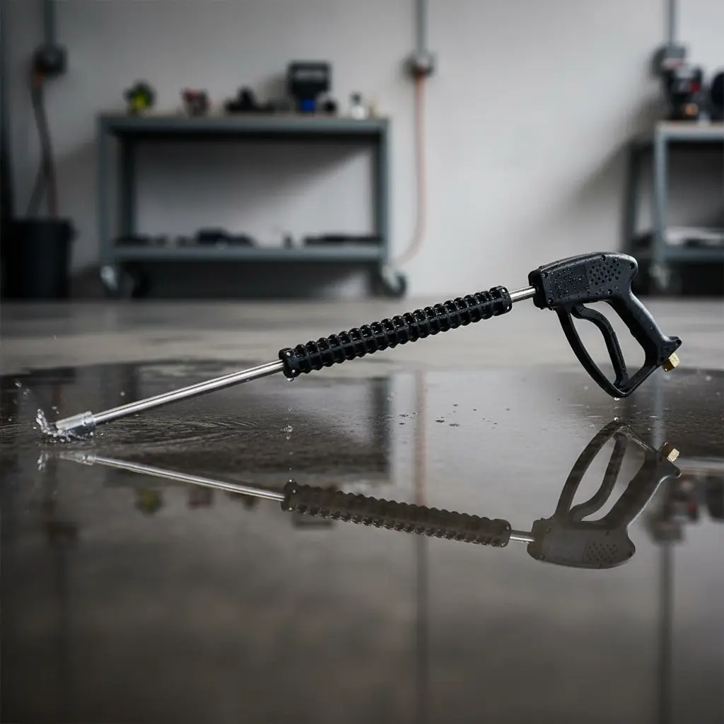 BROTHERS High Pressure Washer Gun Lance + Trigger Stop 60cm مسدس غسيل صيني مجمع ماسورة 60 سم + كفة بالاستوب BR/HIGH PRESSURE WATER GUN