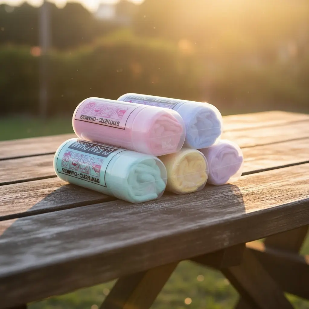 BROTHERS Clean Cham Towel Small فوطة جلد غزال تغليف داخل علبة بلاستيك مقاس صغير BR/CLEAN CHAM SMALL