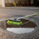 BROTHERS 2m Extendable Brush With Connection For Water Installation - Bus Cleaning فرشة برازرز + ذراع طويل للتنظيف الخارجي لسطح الاتوبيسات BR/MOVABLE HAND BRUSH