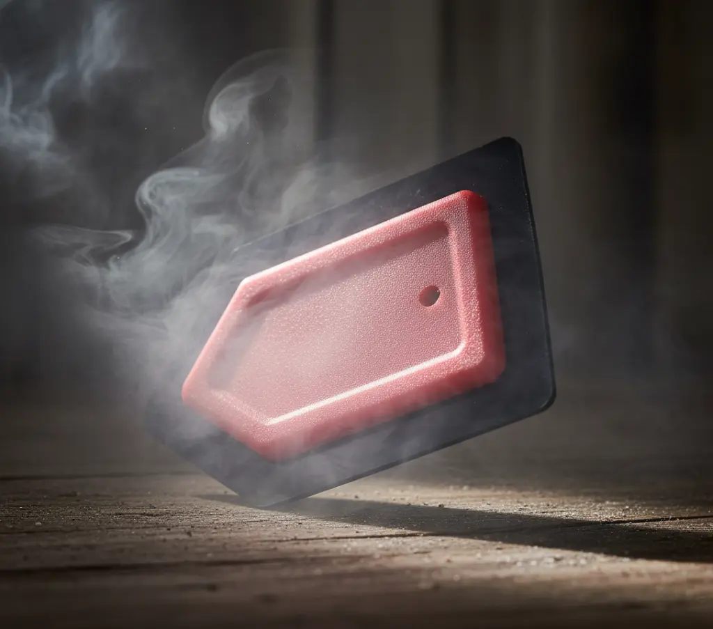 BROTHERS Chamois & Leather Cleaning Brush For Pet Hair فرشة جلد برازرز مربعة حمراء لتنظيف الشعر من الفرش BR/DOG HAIR REMOVER