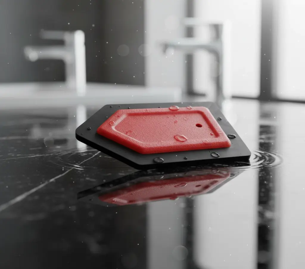 BROTHERS Chamois & Leather Cleaning Brush For Pet Hair فرشة جلد برازرز مربعة حمراء لتنظيف الشعر من الفرش BR/DOG HAIR REMOVER