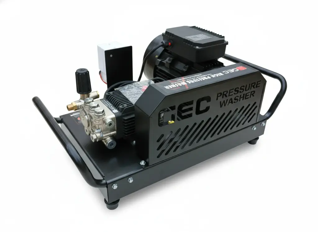 GEC GEC.JET MALE 10/130 Belt Driven High Pressure Washer 130Bar 3HP 10L/Min 220V ماكينة غسيل ماركة جي اي سي موديل GEC.JET MALE 10/130 سير - طلمبة جي اي سي 130 بار 3 حصان 10 لتر 220 فولت