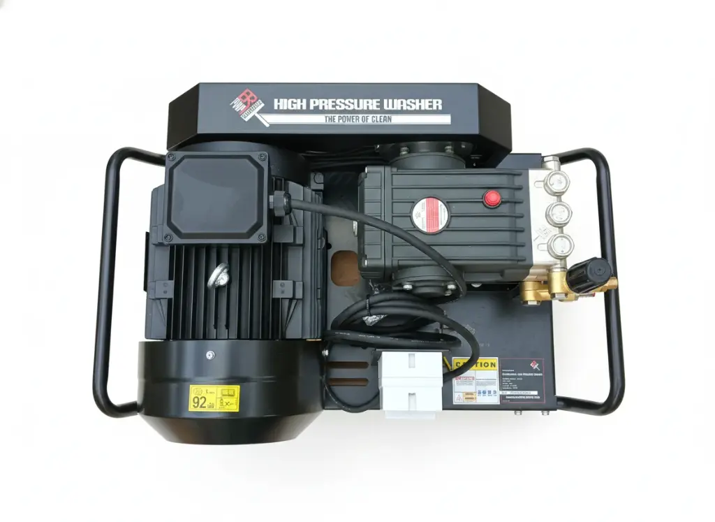 BROTHERS BR.JET MALE 15/200 Belt Driven High Pressure Washer 200Bar 7.5HP 15L/Min 380V ماكينة غسيل ماركة براذرز موديل BR.JET MALE 15/200 سير - طلمبة براذرز 200 بار 7.5 حصان 15 لتر 3 فاز