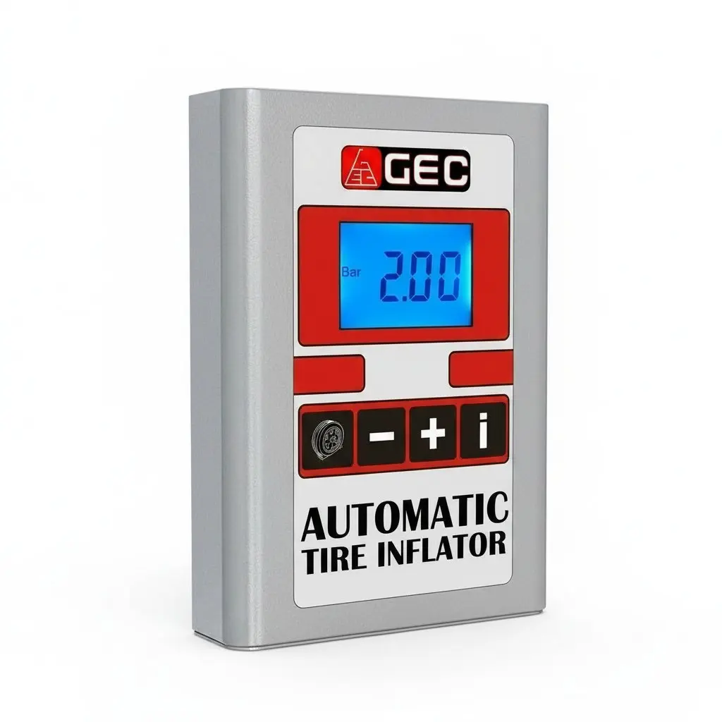 GEC W50 Professional Digital Automatic Tire Inflator – High-Accuracy Wall Mounted Air System for Workshops / جهاز تزويد كاوتش ديجيتال اوتوماتيك حائطي ماركة جي اي سي موديل W50 ضغط 10.5 بار