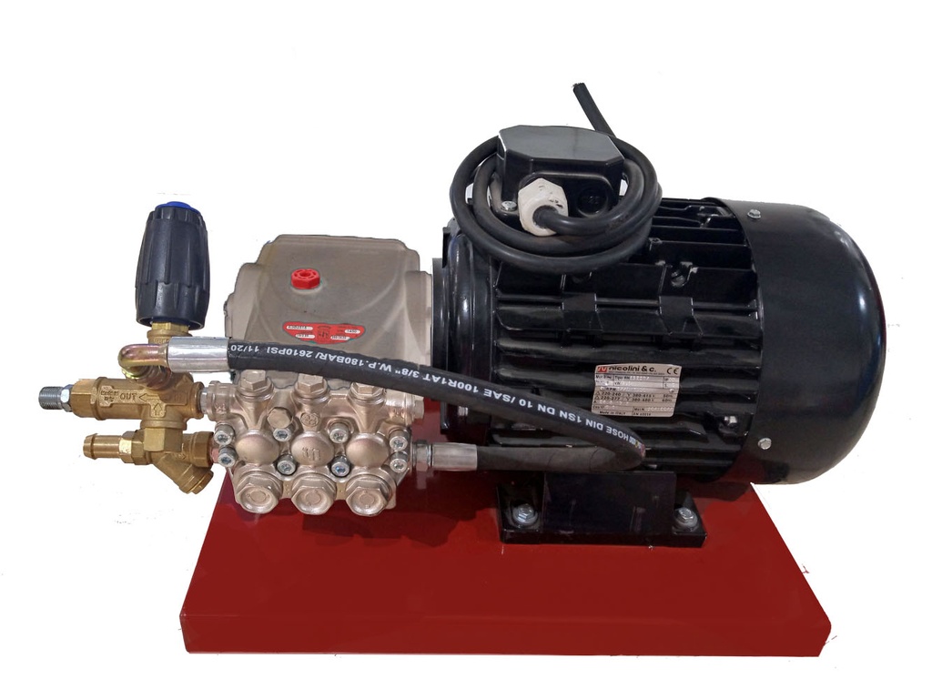 ماكينة غسيل ماركة جي اي سي موديل E.JET SST 21/200 - طلمبة انتربامب ستانلس ستيل 200 بار 10 حصان 21 لتر 3 فاز ايطالي