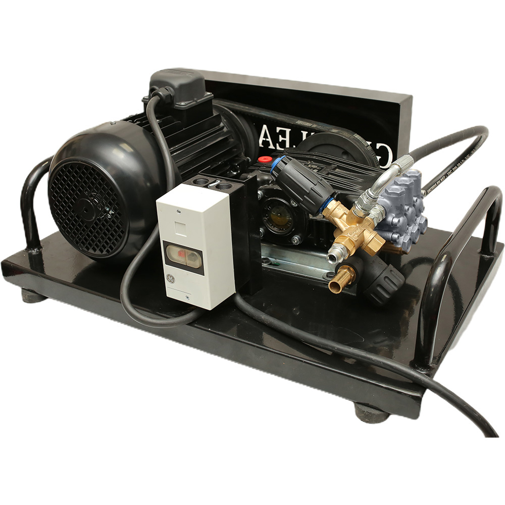 UDOR U.JET MALE POWER CLEAN 21/200 Belt Driven High Pressure Washer 200Bar 10HP 21L/Min 380V (Black)