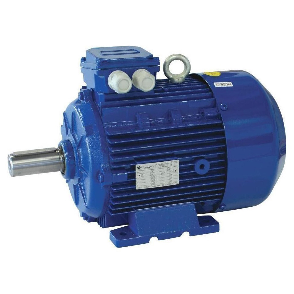 VEMAT Male Shaft Electric Motor 2-Poles 11kW 15HP 2800Rpm 380V 50/60Hz