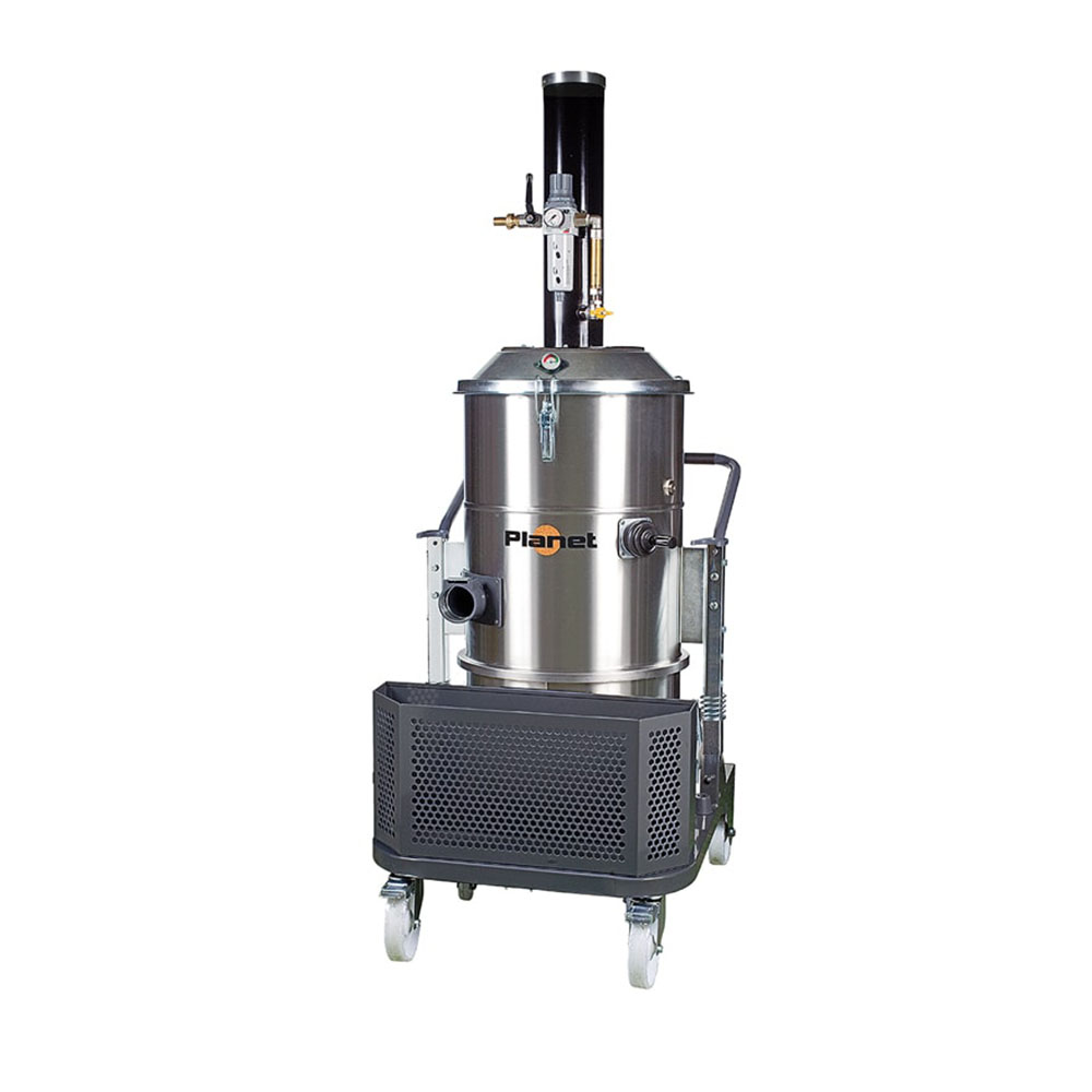 IPC PLANET 300S PN ATEX – Professional Explosion-Proof Industrial Dry Vacuum Cleaner (Air-Powered) + Anti-Static Tool Kit Ø70mm