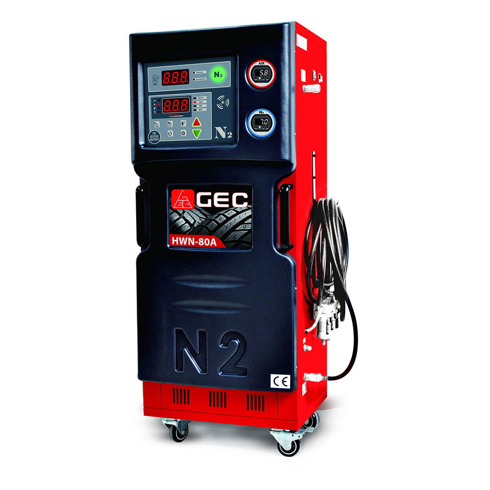 BRIGHT Automatic Nitrogen Tire Inflator 80L Turbo Quick Inflating System HWN-80A (4 Tires at same time)