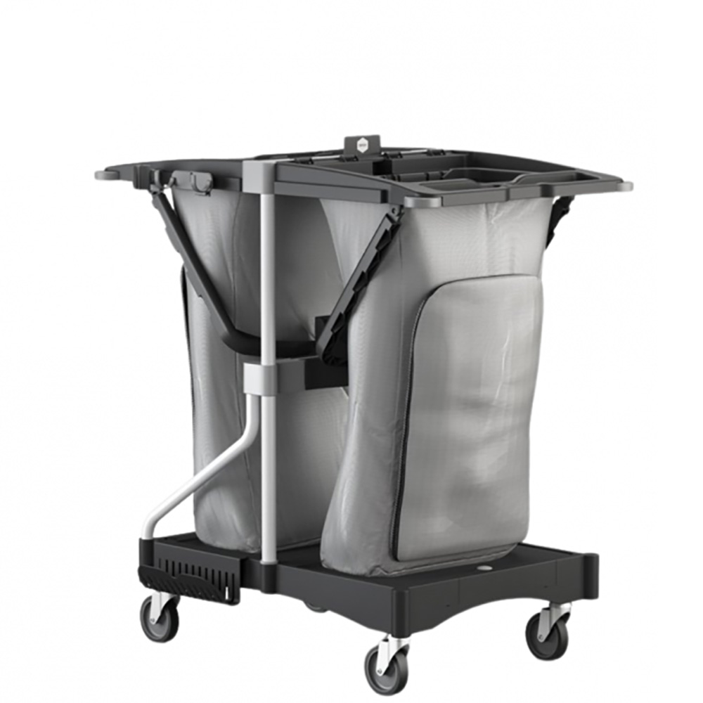 ترولي نظافة ماركة اي بي سي ايطالي رفيعة (Slim) - مثالية للممرات الضيقة وفنادق البوتيك