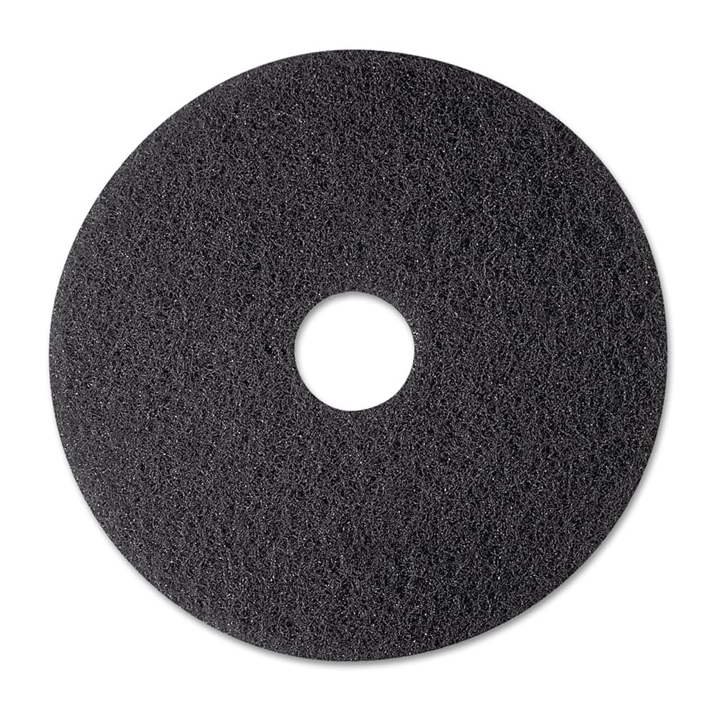 3M American Black Floor Buffing Pad 17" – Heavy Cut Stripping Disc