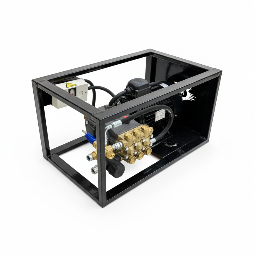 INTERPUMP G.JET Power Wash 15/200 High Pressure Washer With Body Cover 200Bar 7.5HP 15L/min 380V