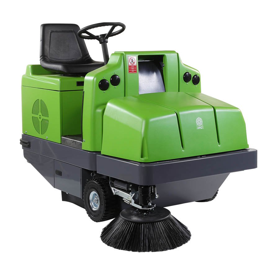 IPC 155 D Heavy-Duty Diesel Ride-On Industrial Sweeper 56 Inch, 220L