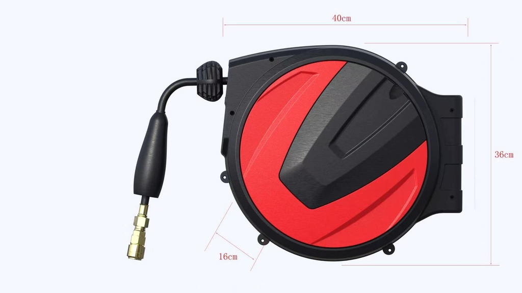 BROTHERS Retractable Air Hose Reel 20M With Quick Couplers (Heavy Duty)