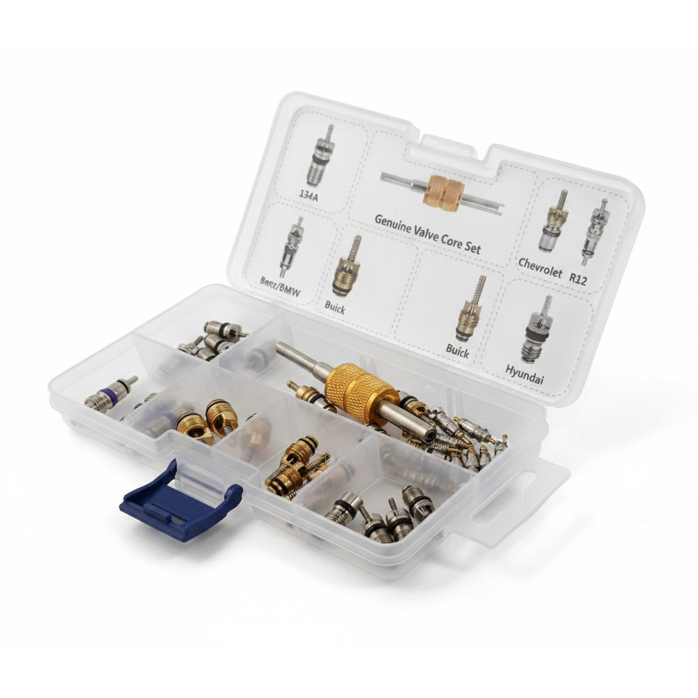 GEC Universal A/C Valve Core Assortment Kit with Tool